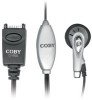 Troubleshooting, manuals and help for Coby CVM28 - Hands-Free Earphone w/ Microphone
