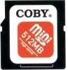 Troubleshooting, manuals and help for Coby SDM512S - 512MB Mini SD Memory Card