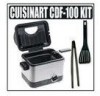 Troubleshooting, manuals and help for Cuisinart CDF 100 - Brushed Deep Fryer