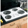 Troubleshooting, manuals and help for GE JP328WKWW - 30 Inch Electric Cooktop