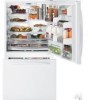 Troubleshooting, manuals and help for GE PDSF5NBXWW - 25.3 cu. Ft. Bottom-Freezer Refrigerator