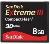 Troubleshooting, manuals and help for SanDisk 8GB EXTREME - 8GB Extreme III CompactFlash Card