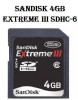Troubleshooting, manuals and help for SanDisk III - Extreme III - Flash Memory Card