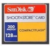 Troubleshooting, manuals and help for SanDisk SDCFS-128-A17 - Shoot & Store Flash Memory Card