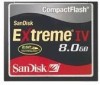 Troubleshooting, manuals and help for SanDisk SDCFX4-8192 - Extreme IV Flash Memory Card