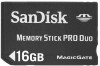 Get support for SanDisk SDMSPD-016G-P36 - 16GB Memory Stick PRO Duo Flash Card