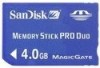 Troubleshooting, manuals and help for SanDisk SDMSPD-4096-A10 - Memory Stick Pro