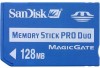Get support for SanDisk SDMSPDS-128-A99 - Shoot & Store Memory Stick Pro Duo Card