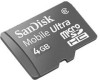 Troubleshooting, manuals and help for SanDisk SDSDQY-4096 - 4GB Mobile ULTRA microSDHC Card CLASS 6 Static
