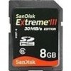 Troubleshooting, manuals and help for SanDisk SDSDX3-008G-E31 - 8GB Extreme III SD Card 30MB/s