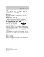 2006 Montego Owner Manual and Maintenance Schedule Ford Motor Company