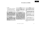 toyota corolla fielder 2001 owners manual #3