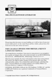 Cadillac 1978 Owners Manual General Motors
