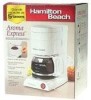 Troubleshooting, manuals and help for Hamilton Beach C40107 - Morning Maker Coffee