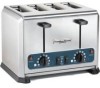 Troubleshooting, manuals and help for Hamilton Beach HTS450 - 400 Slice/Hr Heavy-Duty Toaster