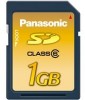 Get support for Panasonic SDV01GU1A - 1GB Class6 Pro High Speed SD Card