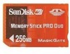 Troubleshooting, manuals and help for SanDisk SDMSG-256-A10 - PSP 256MB Memory Stick