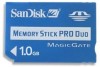 Get support for SanDisk SDMSPD-1024-A11 - 1 GB Memory Stick Pro Duo