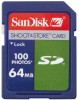 Troubleshooting, manuals and help for SanDisk SDSDS-64-A99 - Shoot & Store