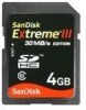 Troubleshooting, manuals and help for SanDisk SDSDX3-004G-A31 - Extreme III 30MB/s Edition High Performance Card Flash Memory