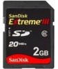 Get support for SanDisk SDSDX3-2048 - 2GB Extreme III SD Memory Card Bulk Package