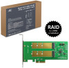 Troubleshooting, manuals and help for Vantec UGT-M2PC300R - Dual M.2 SSD RAID PCIe x4 Host Card