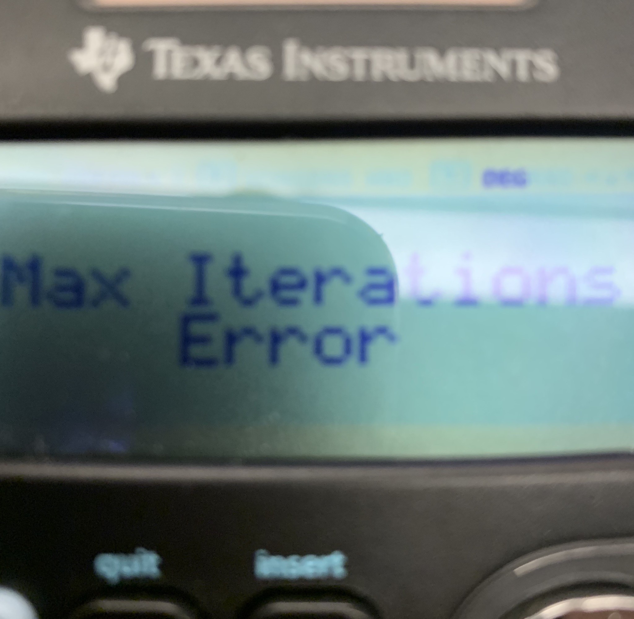 What Should I Do If It Says Max Iterations Error? | Texas Support