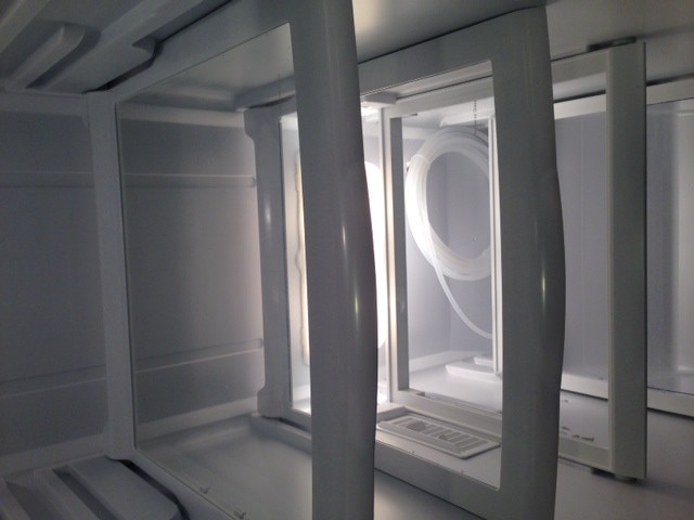 Plastic Coiled Hose Inside Whirlpool Ed2vhexvq Refrigerator | Whirlpool ...