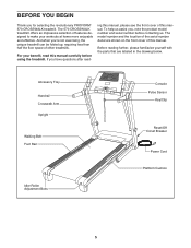 ProForm 570 Crosswalk Treadmill Support and Manuals