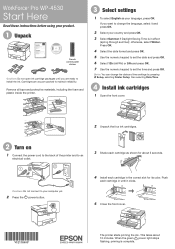 Epson WorkForce Pro WP-4530 Support and Manuals