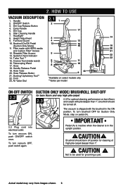 Hoover UH72630 Support and Manuals