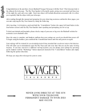 [31+] Bushnell Telescope Voyager Manual