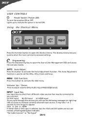 Acer G185HV Support and Manuals