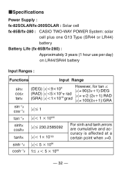 Casio FX-260Solar Scientific Calculator Solar Powered FX260SLR-SCHL-IH 