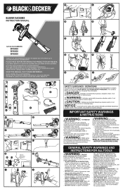 BLACK+DECKER BV6000 Leaf Blower And Leaf Vacuum Instruction Manual