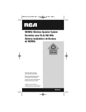 RCA WSP155 - Wireless Stereo Speaker Manuals