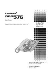 Panasonic 22-Key Black Speakerphone w/ LCD #VB-44223-B 