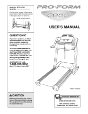 ProForm C950 Treadmill Manuals