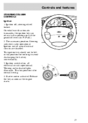 1998 Ford contour user manual #6